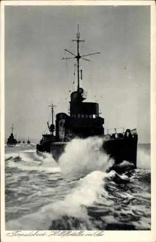 Ak Deutsche Kriegsschiffe, 1. Torpedoboot-Halbflottille