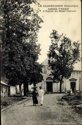 Ak Basse Terre Guadeloupe, Kirche des Berges Karmel