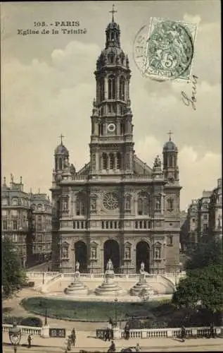 Ak Paris IX. Bezirksoper, Dreifaltigkeitskirche