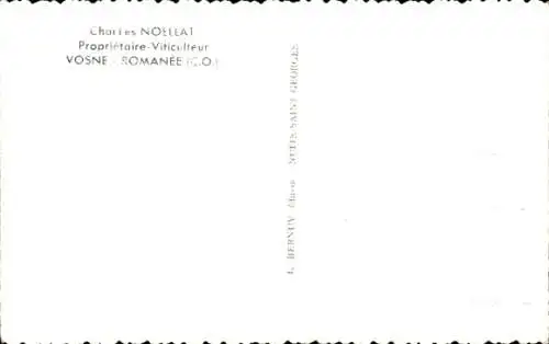 Ak Vosne-Romanée Côte-d’Or, Charles Noellat, Weinkeller