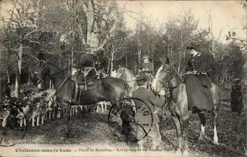 Ak Chalonnes sous le Lude Maine-et-Loire, Forêt de Bareilles, Jagd