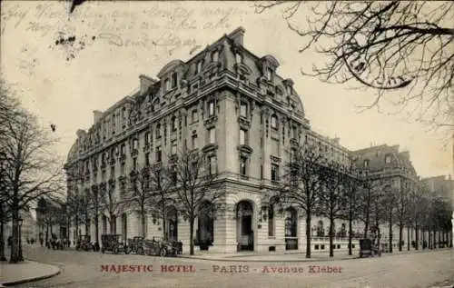 Ak Paris XVIe Passy, Avenue Kleber, Majestic Hotel