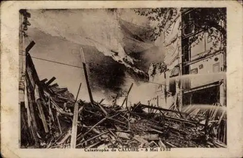 Ak Caluire Rhône, Katastrophe vom 8. Mai 1932