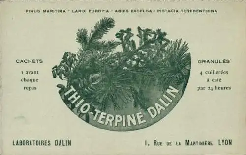 Ak Lyon Rhône, Laboratoires C. Dalin, Thio-Terpine