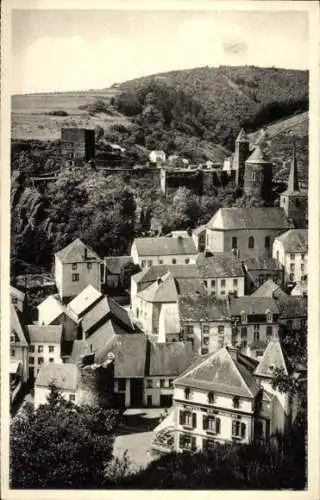 Ak Esch an der Sauer Luxemburg, Blick auf den Ort