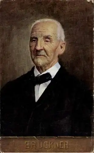 Ak Anton Bruckner, Komponist, Portrait