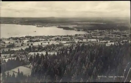 Ak Rättvik Schweden, Siljansborg, Panorama