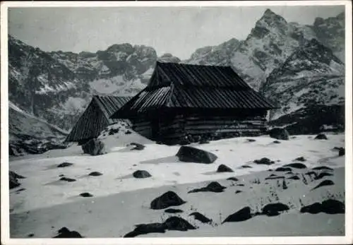 Ak Hohe Tatra Polen, Gasienicowa Alm im Winter