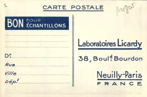 Ak Neuilly sur Seine Hauts de Seine, Reklame, Laboratoires Licardy, Hemoductyl