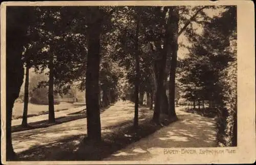 Ak Baden Baden am Schwarzwald, Lichtenthaler Allee