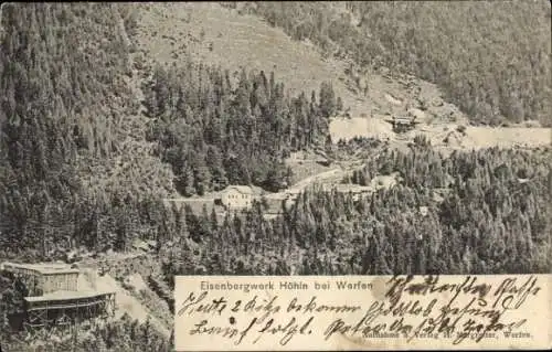 Ak Werfen in Salzburg, Eisenbergwerk Höhin