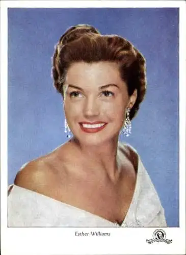 Ak Schauspielerin Esther Williams, Portrait