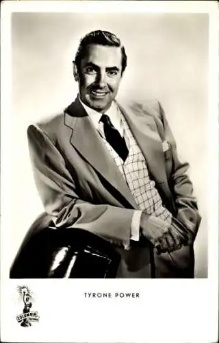 Ak Schauspieler Tyrone Power, Portrait, Film Mit Leib und Seele