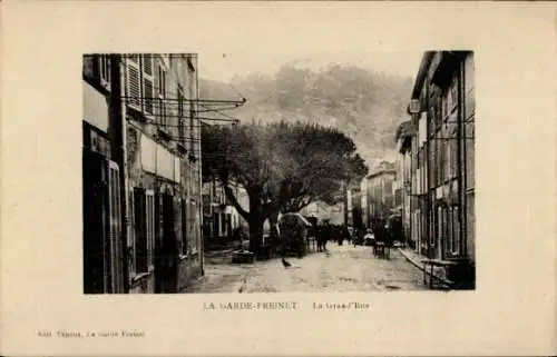 Passepartout Ak La Garde Freinet Var, Hauptstraße