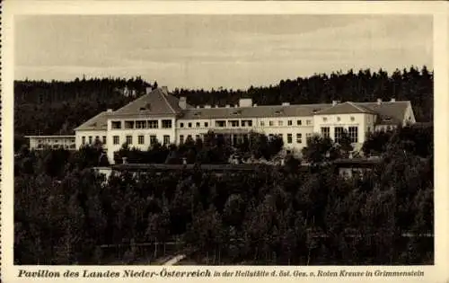 Ak Grimmenstein Niederösterreich, Rotes Kreuz, Heilstätte, Pavillon