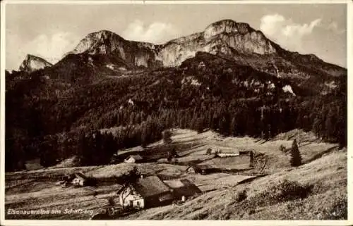 Ak Schafberg im Salzkammergut in Salzburg, Eisenauer Alm