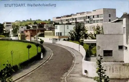 Ak Stuttgart am Neckar, Weißenhofsiedlung, Neues Bauen