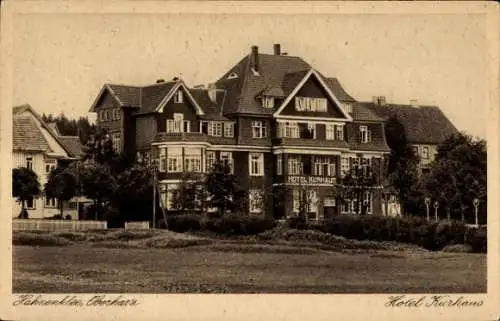 Ak Hahnenklee Bockswiese Goslar im Harz, Hotel Kurhaus