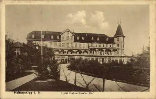 Ak Hahnenklee Bockswiese Goslar im Harz, Hotel Hahnenklee'er Hof