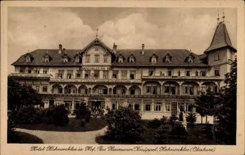 Ak Hahnenklee Bockswiese Goslar im Harz, Hotel Hahnenklee'er Hof