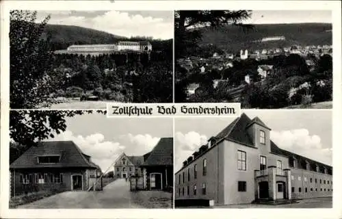 Ak Bad Gandersheim am Harz, Zollschule, Panorama