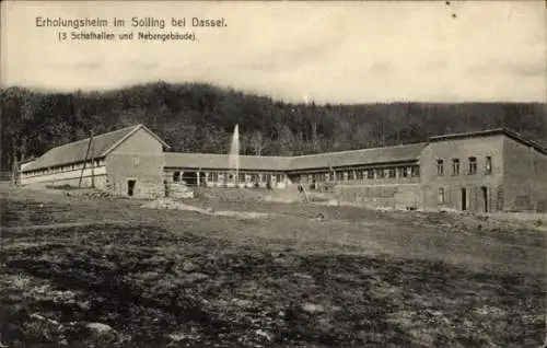 Ak Dassel am Solling, Erholungsheim, Schlafhallen, Nebengebäude