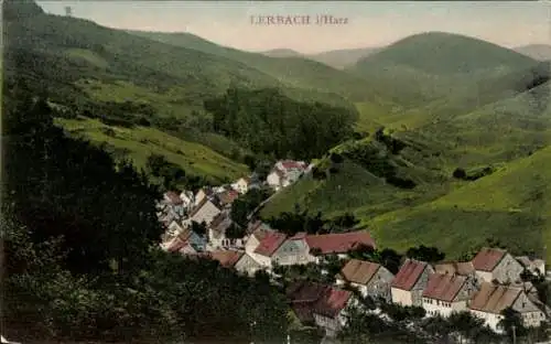 Ak Lerbach Osterode am Harz, Gesamtansicht