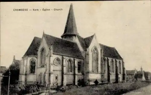 Ak Crombeke Krombeke Poperinghe Poperinge Westflandern, Kirche