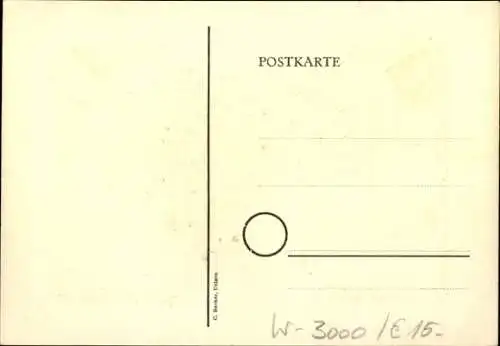 Landkarten Ak Hannover in Niedersachsen, Wipperauverband Ausbau 1932-1948, Gedicht