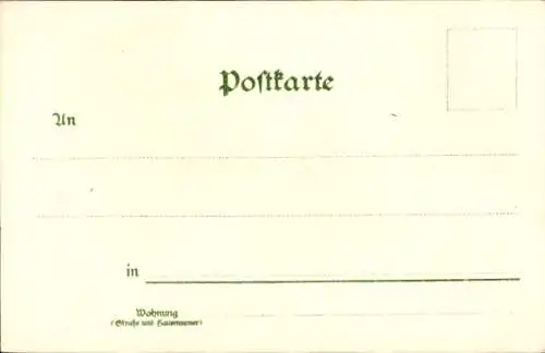 Litho Berlin Mitte, Unter den Linden mit Spaziergängern