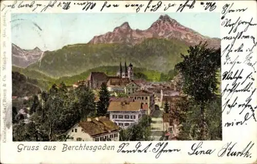 Ak Berchtesgaden in Oberbayern, Watzmann