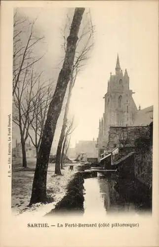 Ak La Ferté Bernard Sarthe, Kirche