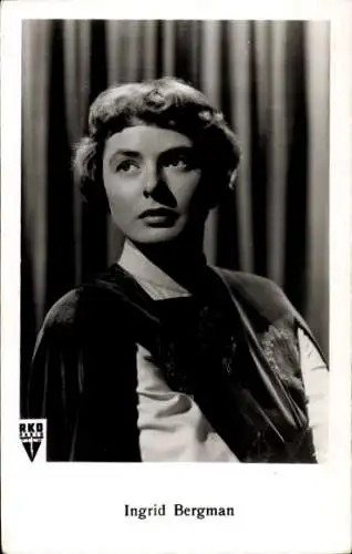 Ak Schauspielerin Ingrid Bergman, Portrait