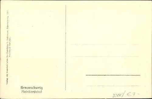 Ak Braunschweig in Niedersachsen, Meinhardshof