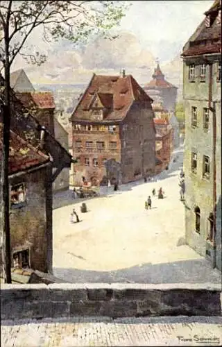 Ak Nürnberg in Mittelfranken, Albrecht Dürer Haus