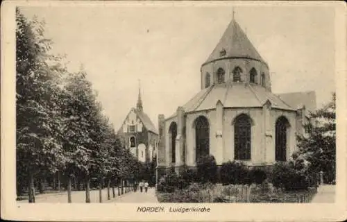 Ak Norden Ostfriesland, Luidgerikirche