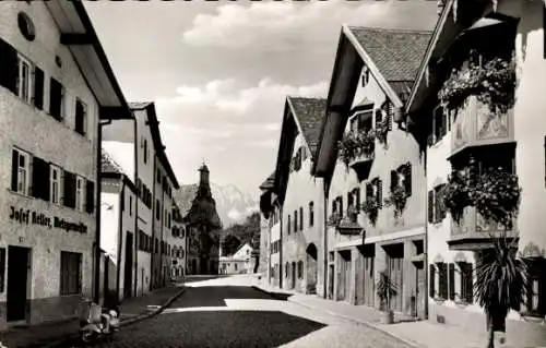 Ak Füssen im Allgäu, Spitalgasse, Schlicke