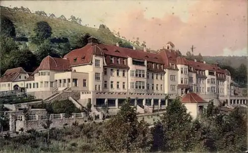 Ak Pappenheim Mittelfranken, Blick auf das Sanatorium, Fassade