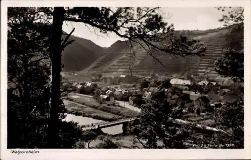 Ak Walporzheim Bad Neuenahr Ahrweiler, Panoramablick auf den Ort