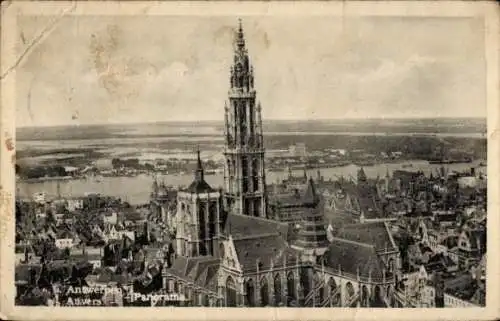 Ak Anvers Antwerpen Flandern, Panorama