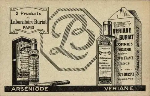 Ak Paris XVI, Laboratoire Buriat, Arseniode