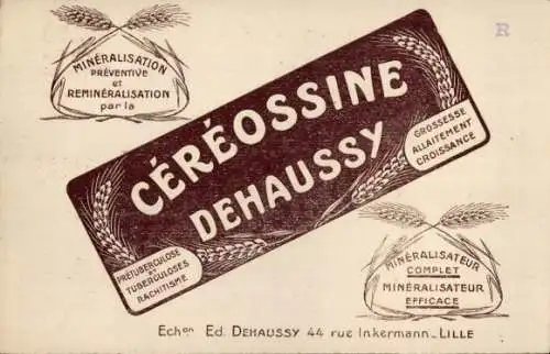 Ak Lille Nord, Laboratoires Dehaussy, Cereossine