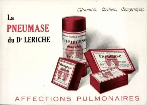 Ak Paris I, Pneumase, Laboratoire du Docteur Leriche