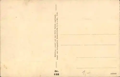 Ak Reims Marne, zerstörtes Schloss Brimont