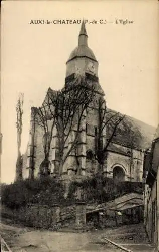 Ak Auxi le Chateau Pas de Calais, Église