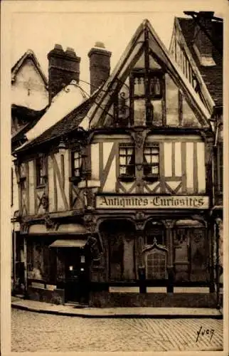 Ak Compiègne Oise, La vieille Cassine, Rue des Lombards