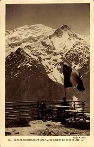 Ak Chamonix Mont Blanc Haute Savoie, schöner Ausblick