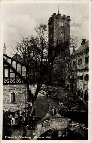 Ak Lutherstadt Eisenach in Thüringen, Wartburg, Hinterer Hof