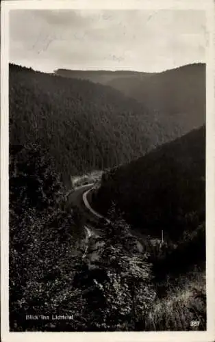 Ak Unterweißbach im Thüringer Wald, Lichtetal