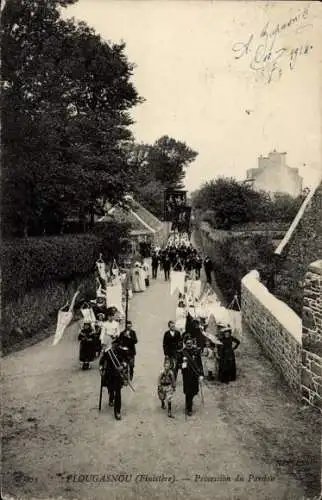 Ak Plougasnou Finistère, Procession du Pardon